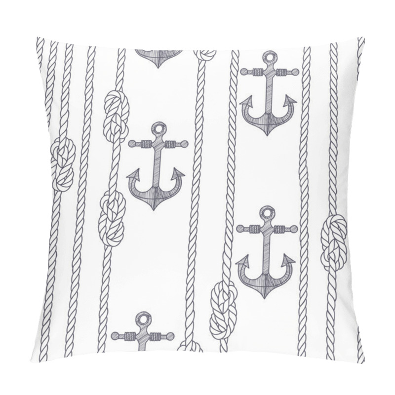 Personality  Ropes With Knots And Anchors Pillow Covers