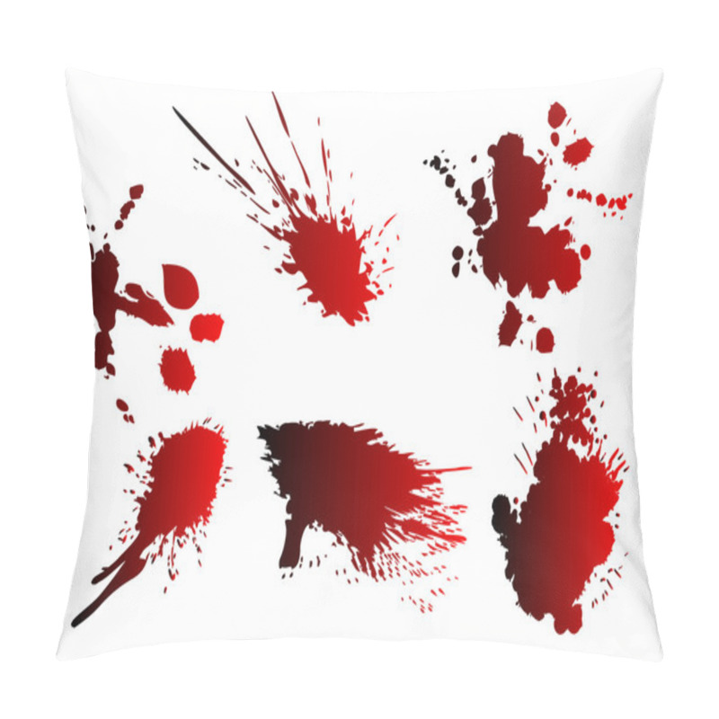 Personality  Blood Spatter Pillow Covers