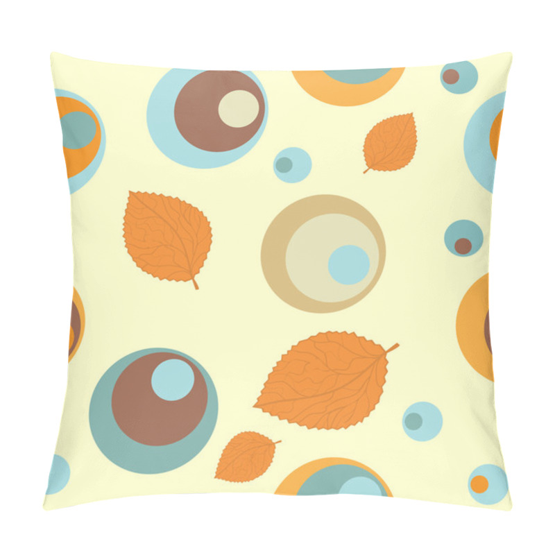 Personality  Seamless Pattern With Leaves Pillow Covers