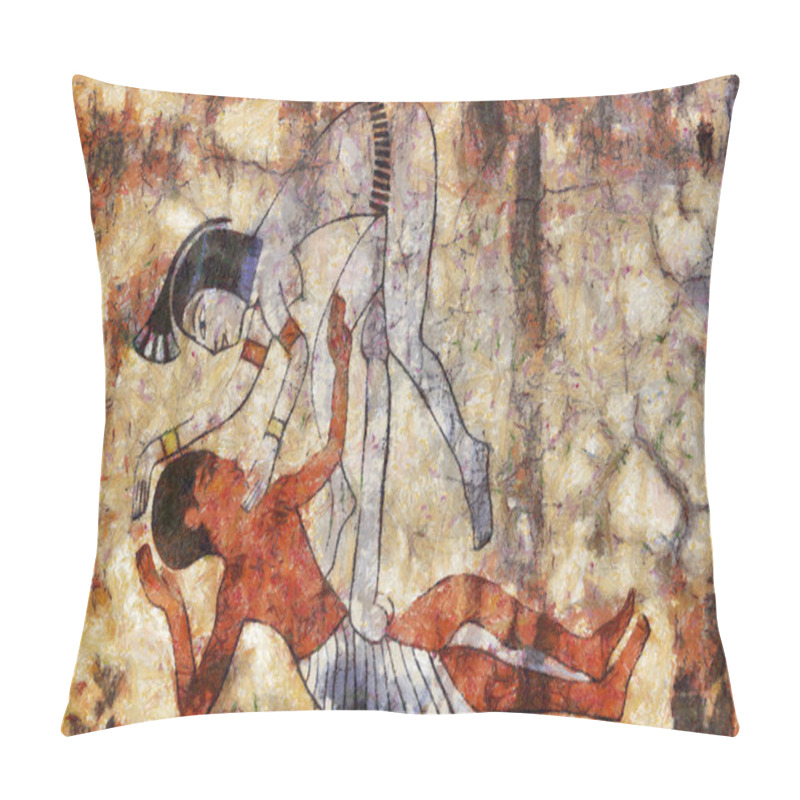 Personality  Erotic Art Of Ancient Egypt Pillow Covers