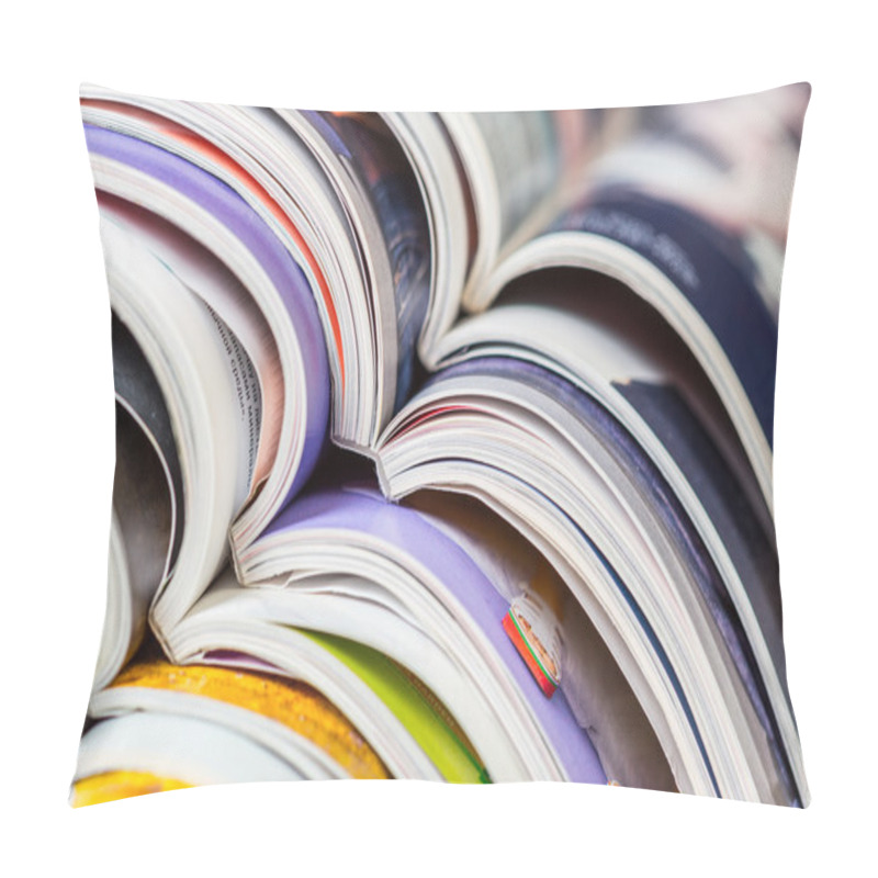 Personality  Stack Of Magazines. Pillow Covers