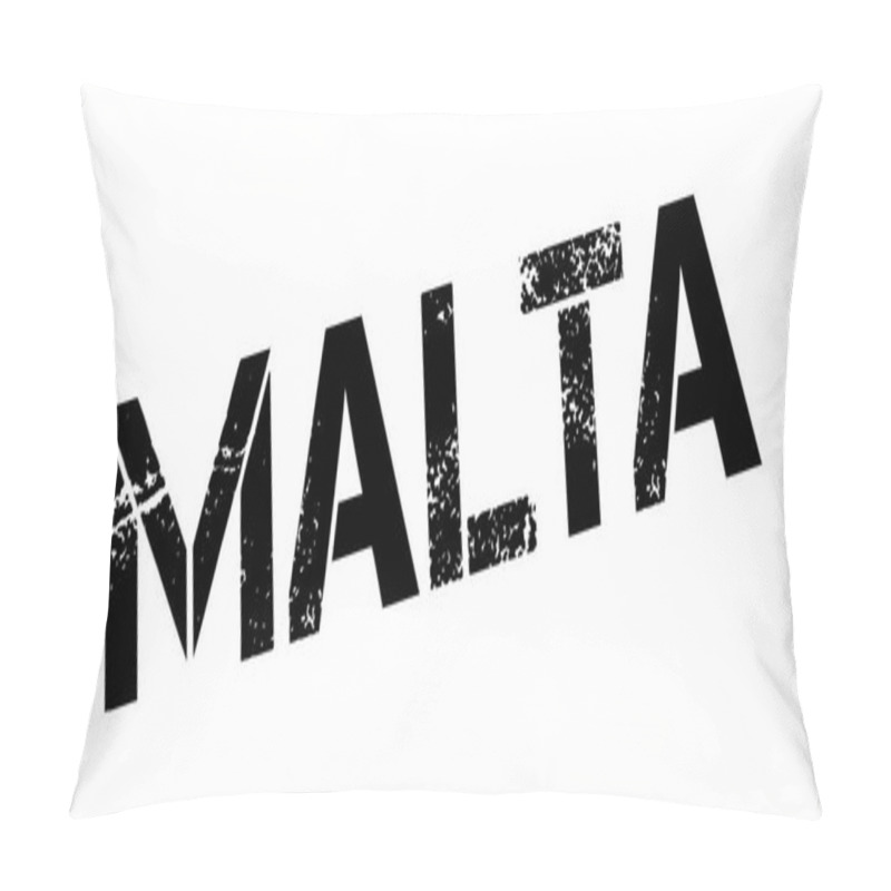 Personality  Malta Rubber Stamp Pillow Covers