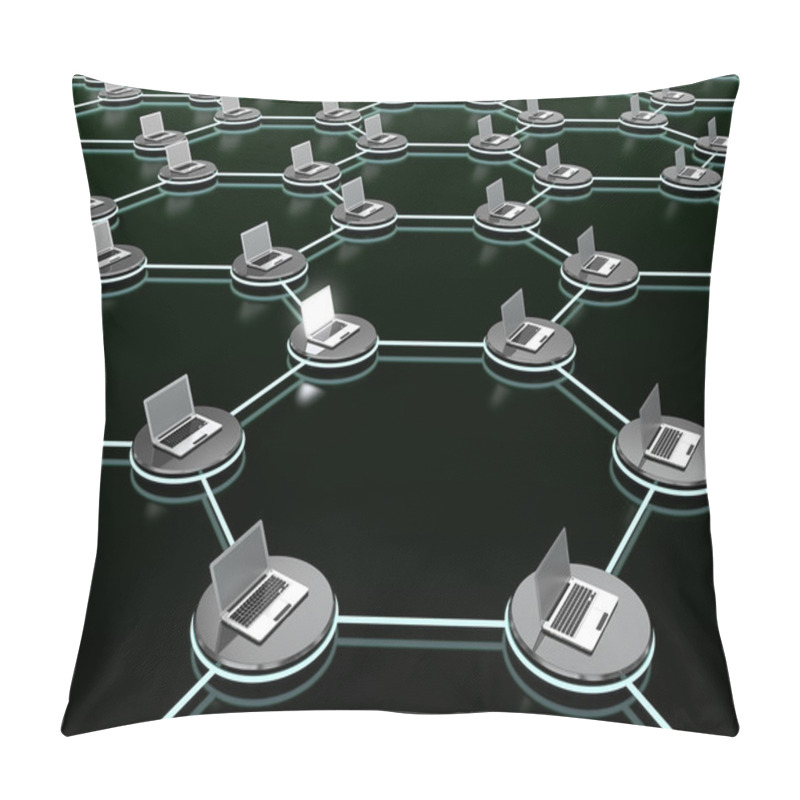 Personality  Computer Network. Pillow Covers