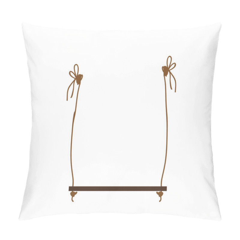 Personality  Tree Swing Icon Image Pillow Covers