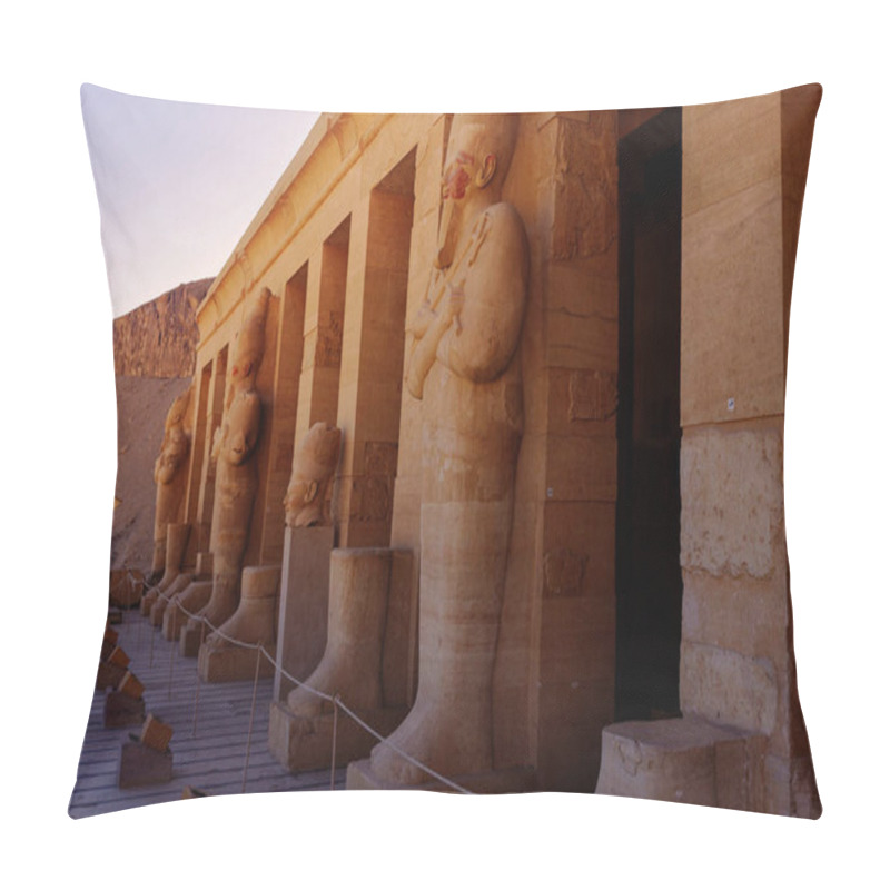 Personality  Karnak Temple, Hall Of Caryatids. Luxor, Egypt Pillow Covers