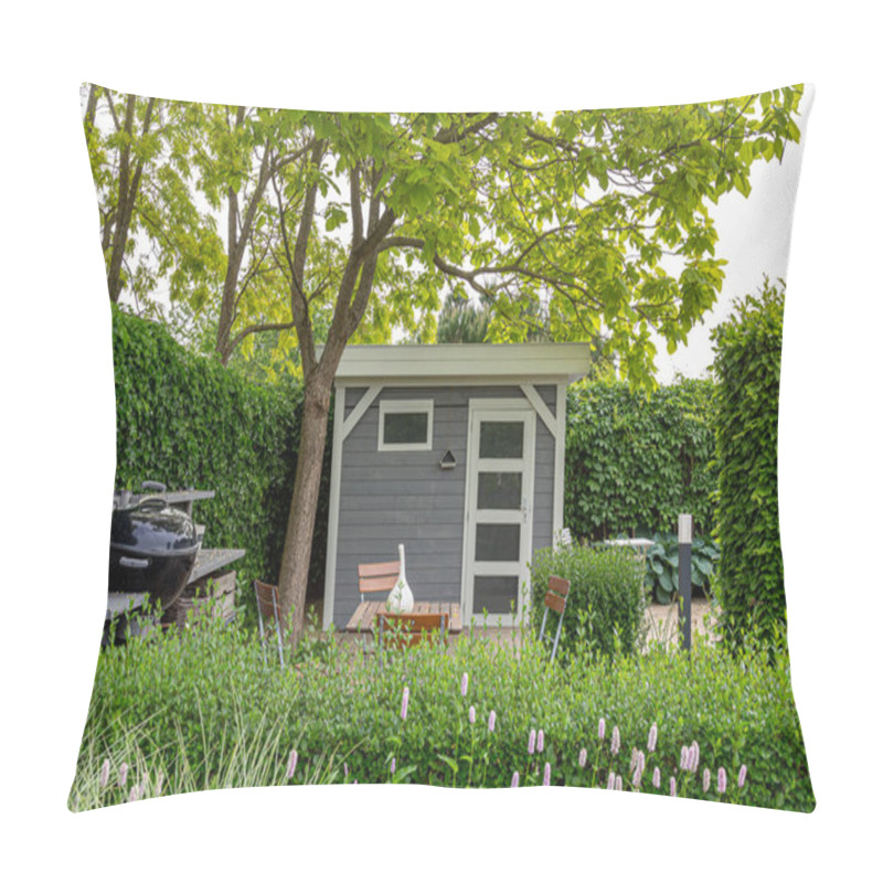 Personality  Modern Grey Garden Shed Pillow Covers