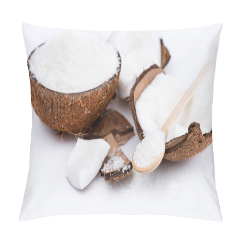 Personality  Organic Coconut With Shavings  Pillow Covers