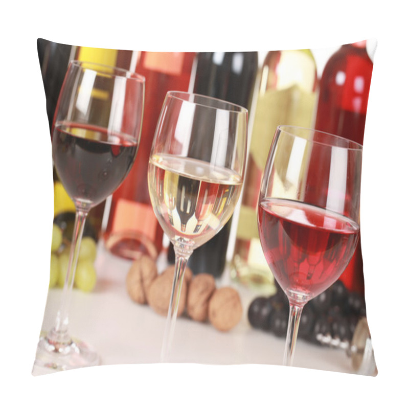 Personality  Different Wines Pillow Covers