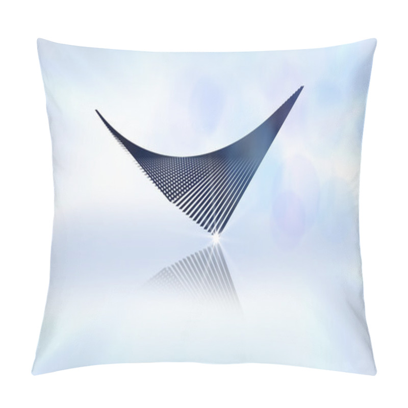 Personality  Geometric Figure. Triangle Curved Inwards. Pillow Covers