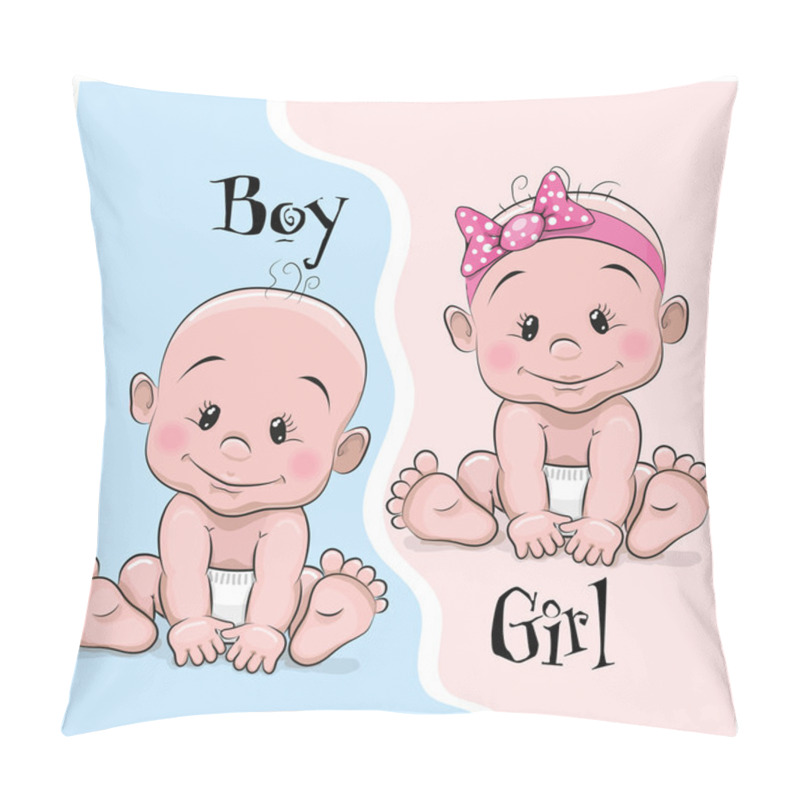 Personality  Baby Boy And Girl Pillow Covers