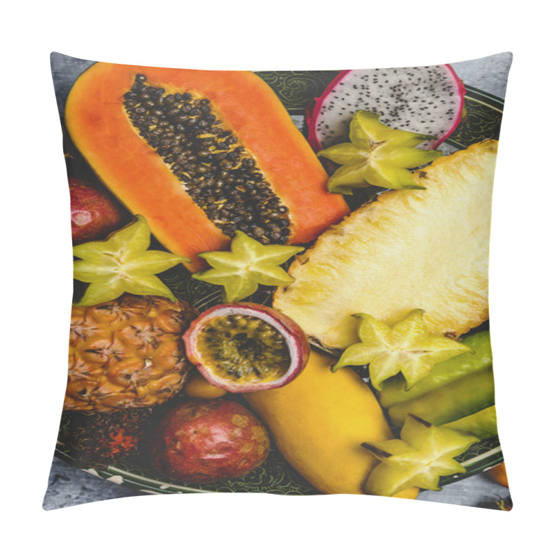 Personality  Pineapple And Rambutans Pillow Covers