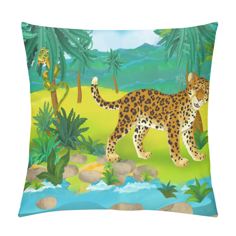 Personality  Cartoon Leopard Pillow Covers