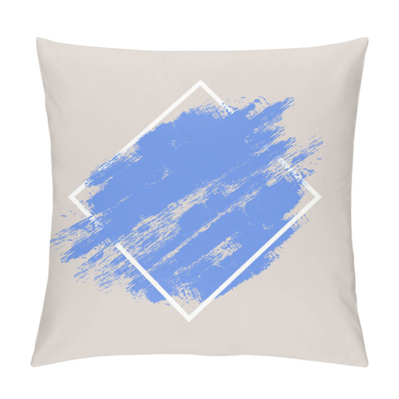 Personality  Abstract Textured Ink Brush Background  Pillow Covers