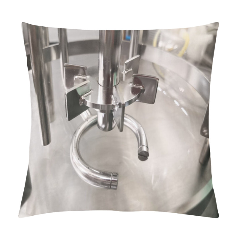 Personality  Stirring Part Inside A Small Laboratory Scale Reactor For Scientific And Industrial Research Pillow Covers