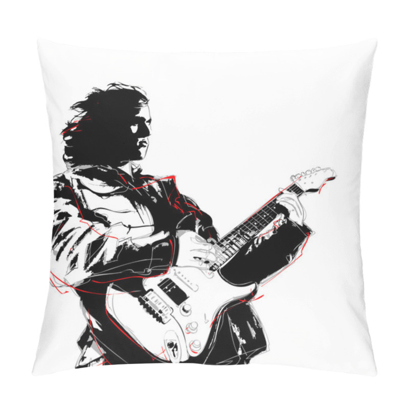 Personality  Guitarist Pillow Covers