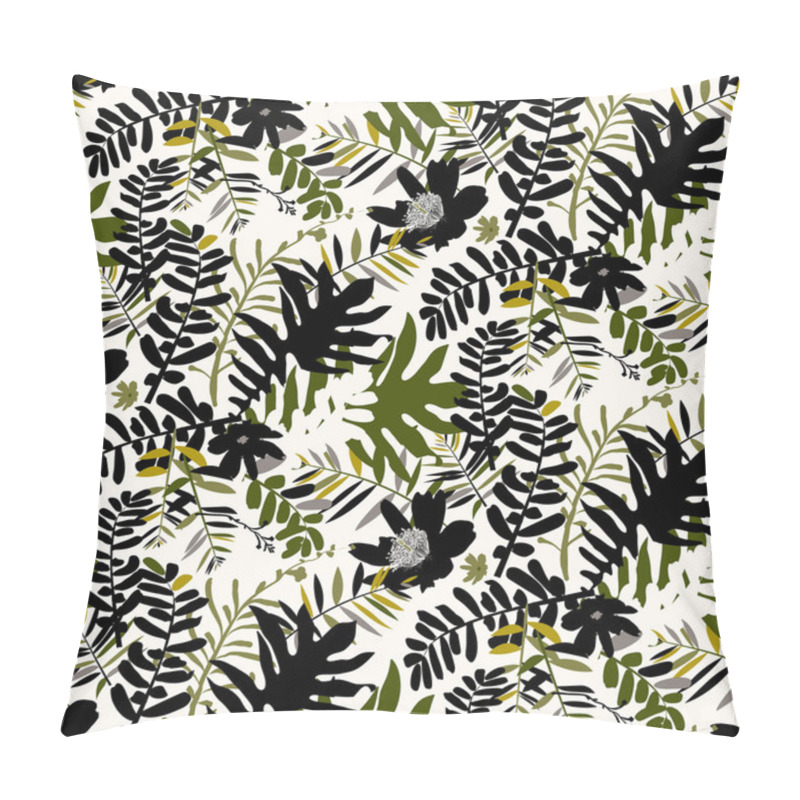 Personality  Tropical Floral Pattern Pillow Covers