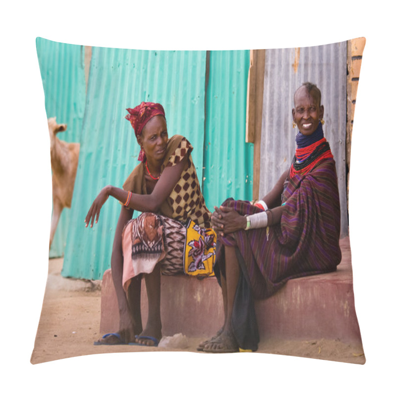 Personality  Turkana Woman In Traditional Clothes Pillow Covers