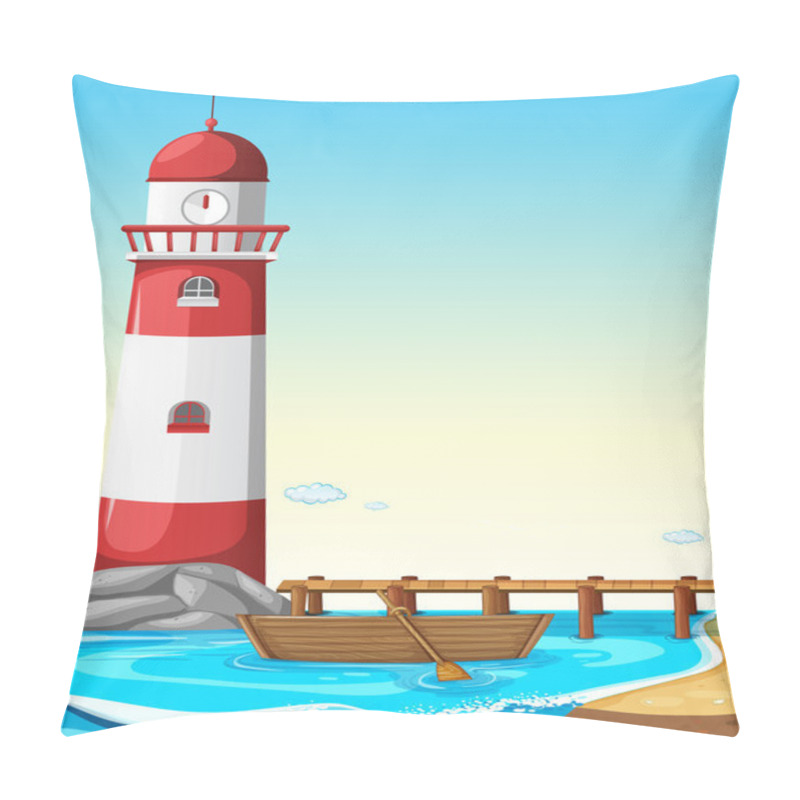 Personality  Lighthouse Pillow Covers