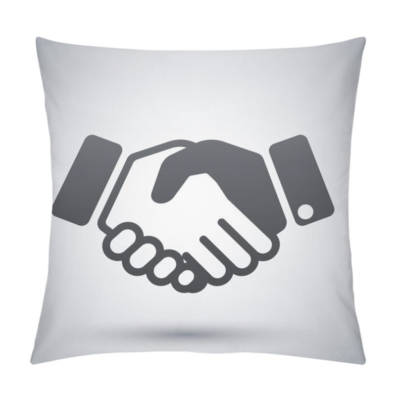 Personality  Handshake Icon Pillow Covers