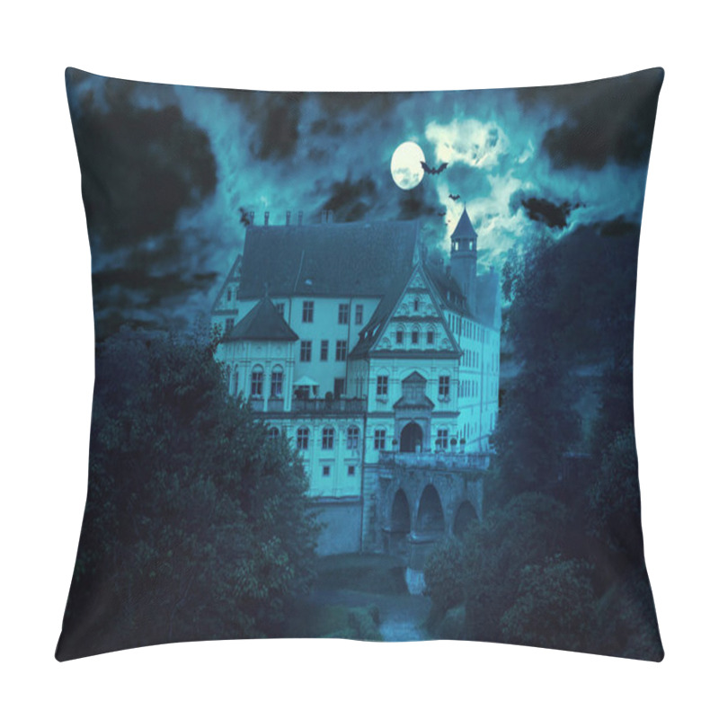 Personality  Haunted House At Night Pillow Covers