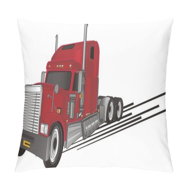 Personality  Red American Trailer And Many Lines Pillow Covers