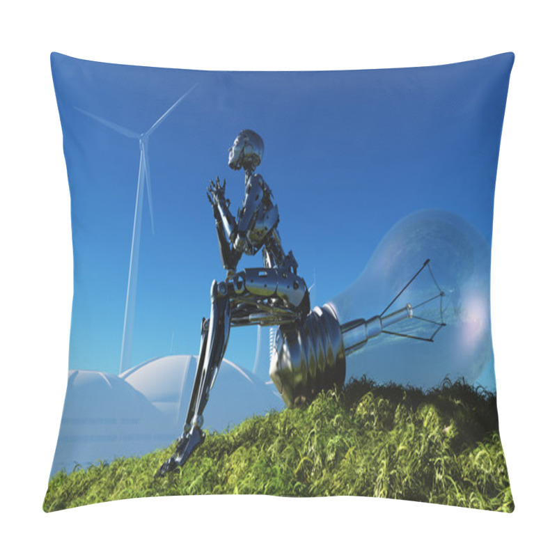 Personality  The Robot Pillow Covers