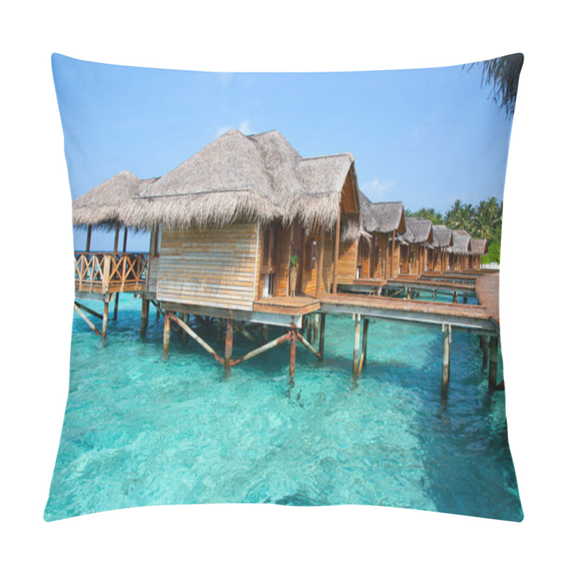 Personality  Small Island In The Maldives Covered By Palms And Surrounded By Turquoise Blue Waters With With Beautiful Corals And Animals, Perfect Escape From The Cold Winter Pillow Covers