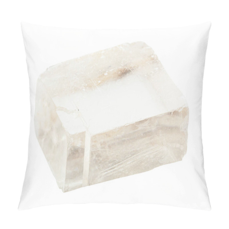 Personality  Unpolished Transparent Iceland Spar Calcite Rock Pillow Covers