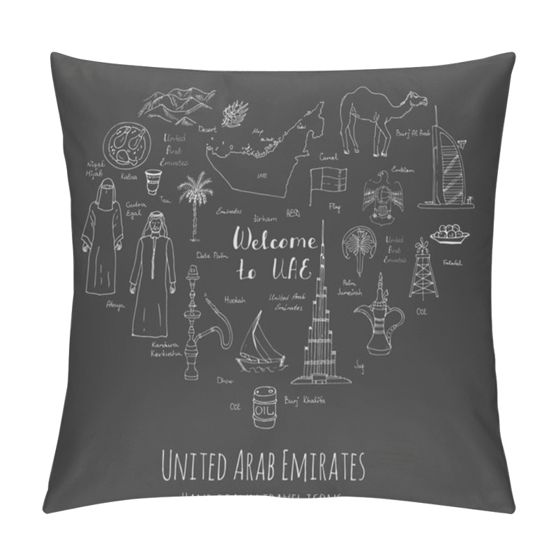 Personality  United Arab Emirates Elements Pillow Covers