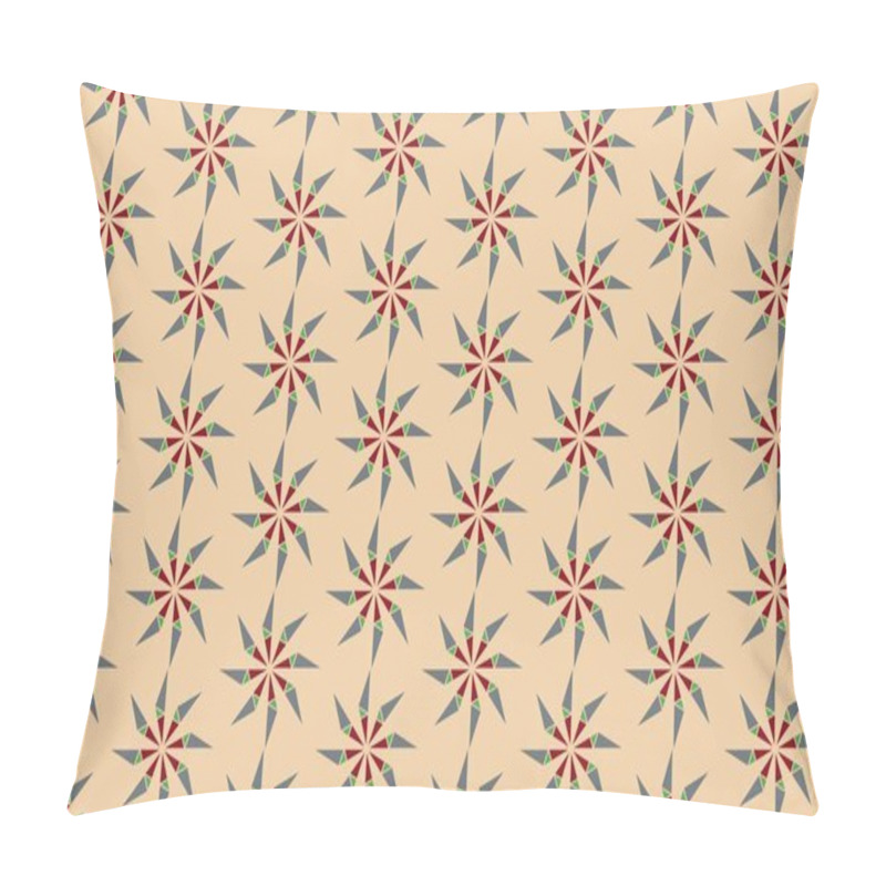 Personality  Abstract Creative Background With Repeated Shapes Pillow Covers