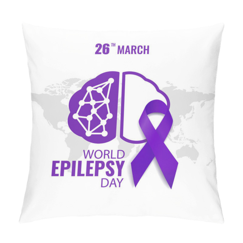 Personality  Epilepsy Day. Pillow Covers