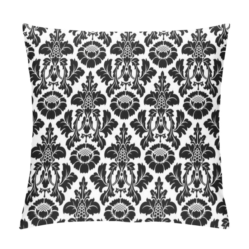 Personality  Vector Seamless Floral Damask Pattern Pillow Covers