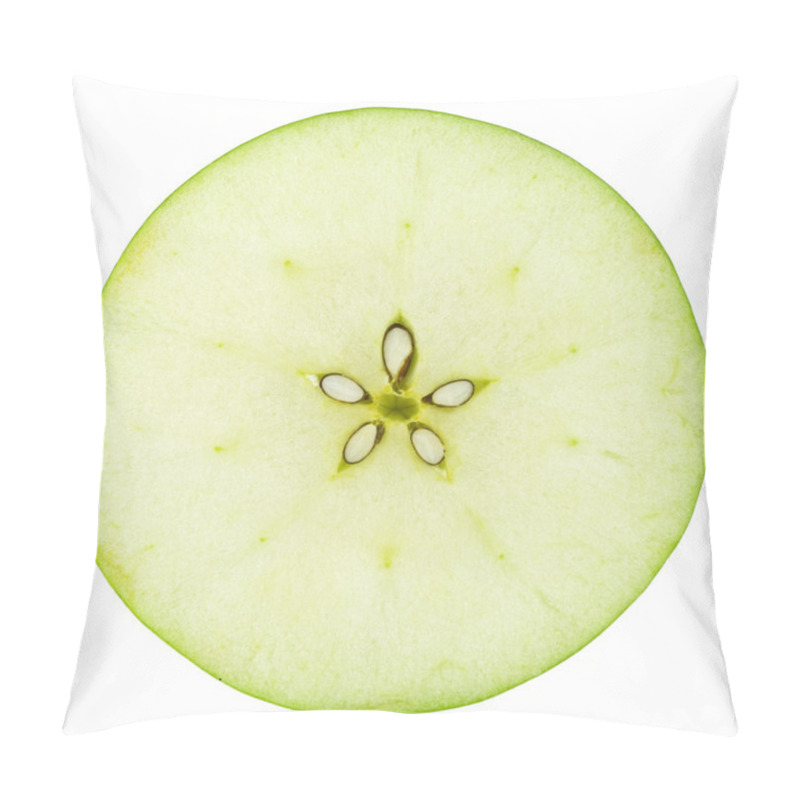 Personality  Macro Food Collection - Green Apple Slic Pillow Covers