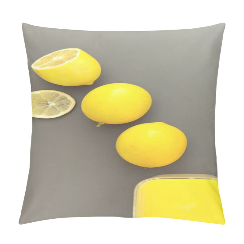 Personality  Bright Yellow Lemons Glow On Sleek Surface Highlighting Fruit Vitality, Lemons Radiate Freshness, Fruit Embodies Health Focus, And Lemons Bring Vibrant Energy For Wellness Projects Pillow Covers