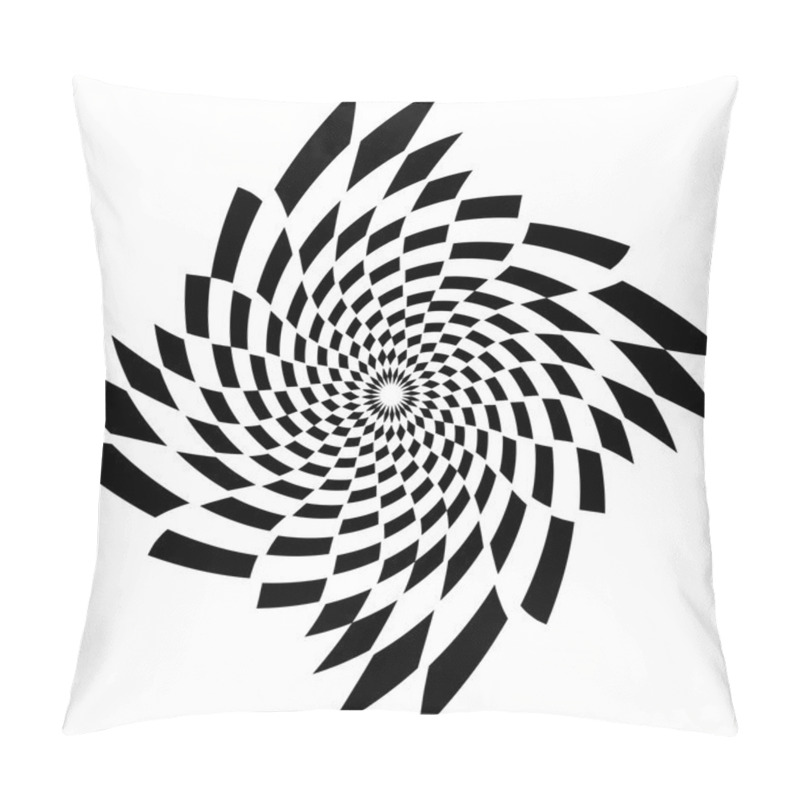 Personality  Abstract Spiral Vortex Element. Pillow Covers