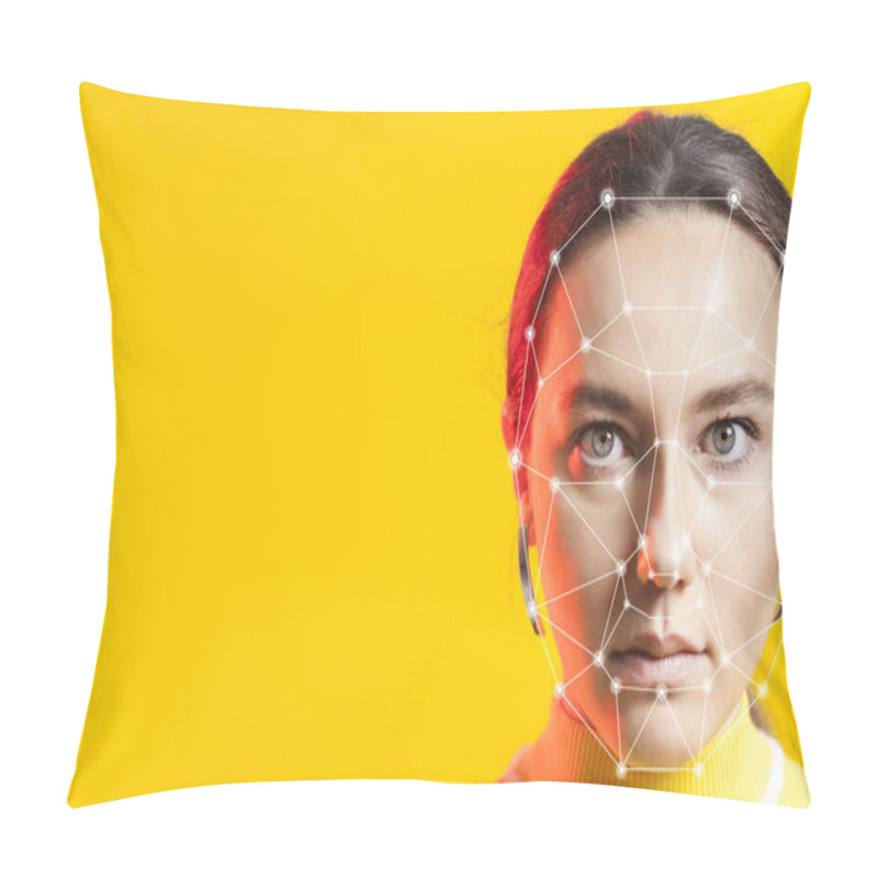 Personality  Biometric Face Detection Pillow Covers