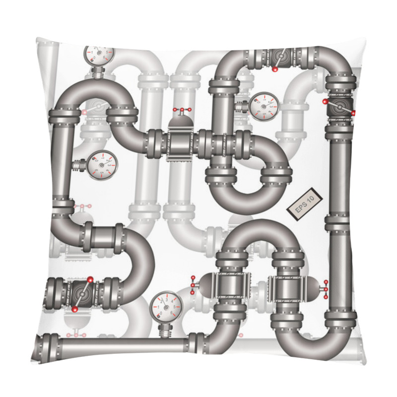 Personality  Pipeline Background Pillow Covers