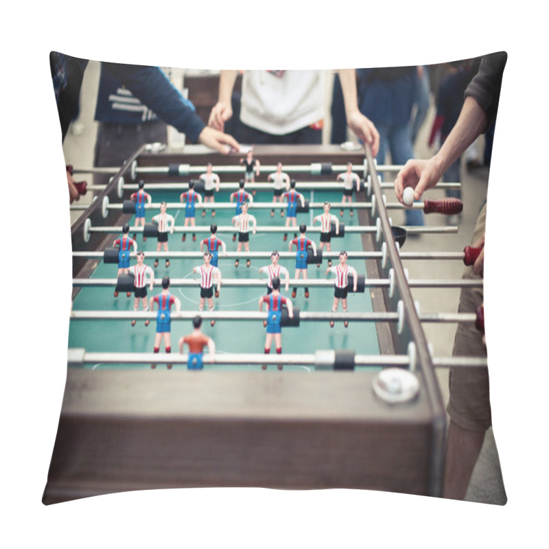 Personality  Table Football Players Pillow Covers