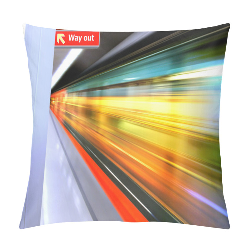 Personality  High Speed Train Pillow Covers