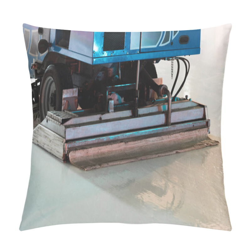 Personality  Special Machine Ice Harvester Cleaning The Ice Rink Pillow Covers