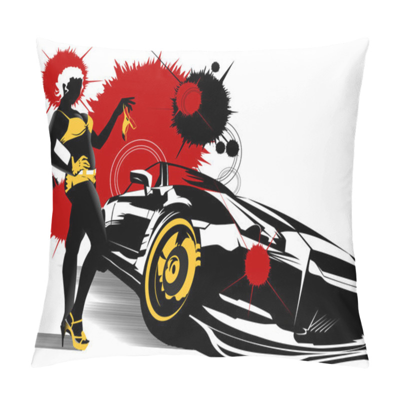 Personality  Cargirl Pillow Covers