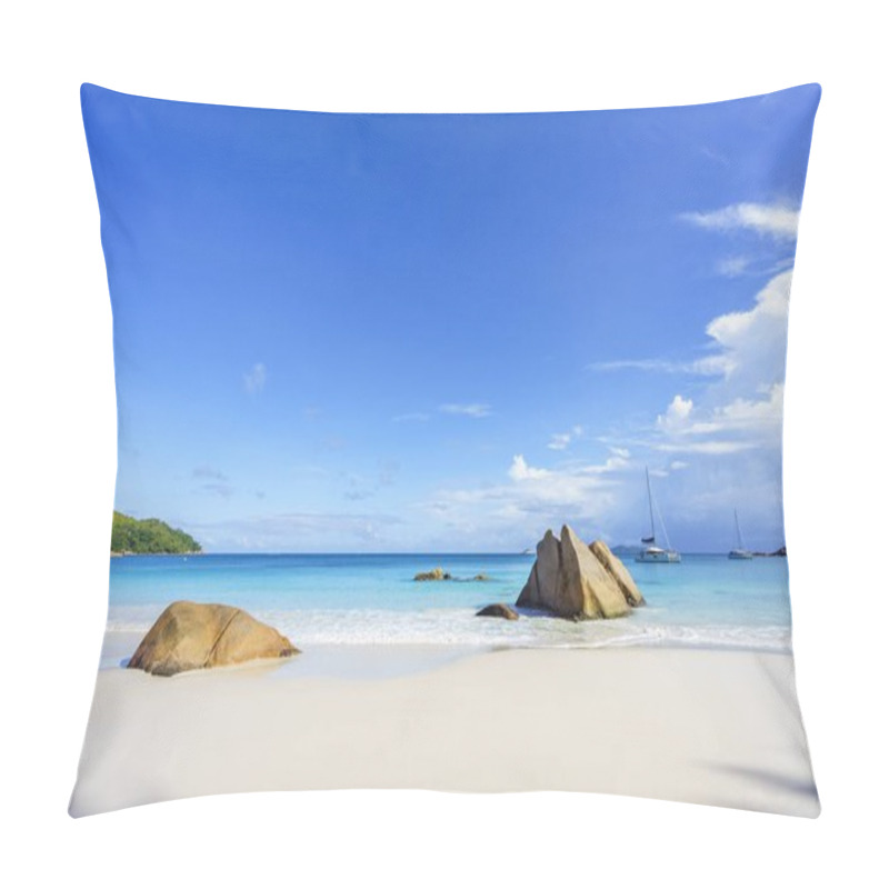 Personality  Stunning Paradise Beach At Anse Lazio, Praslin, Seychelles 57 Pillow Covers