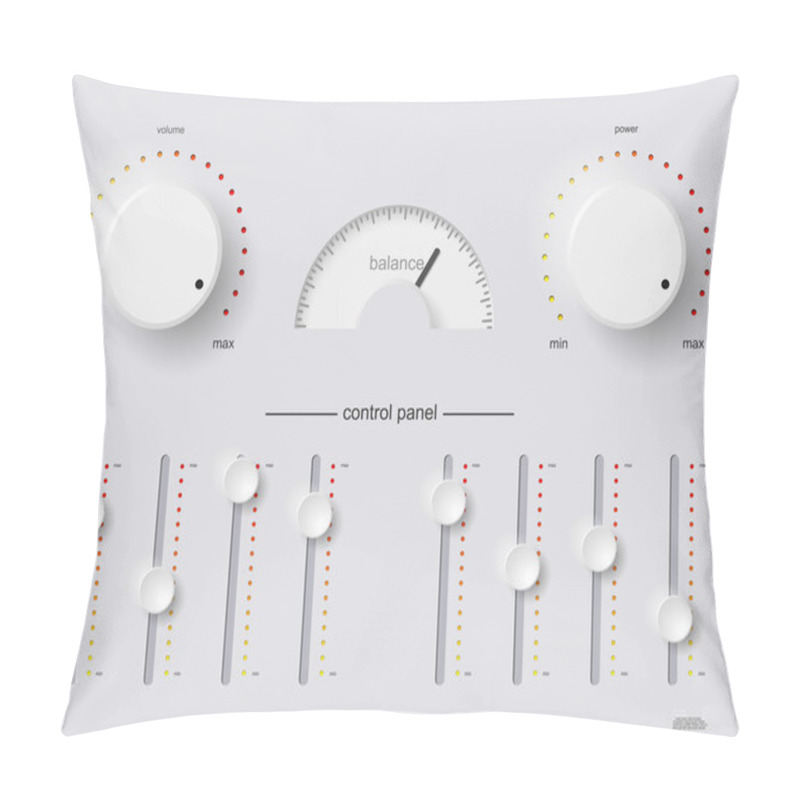 Personality  Control Panel Pillow Covers