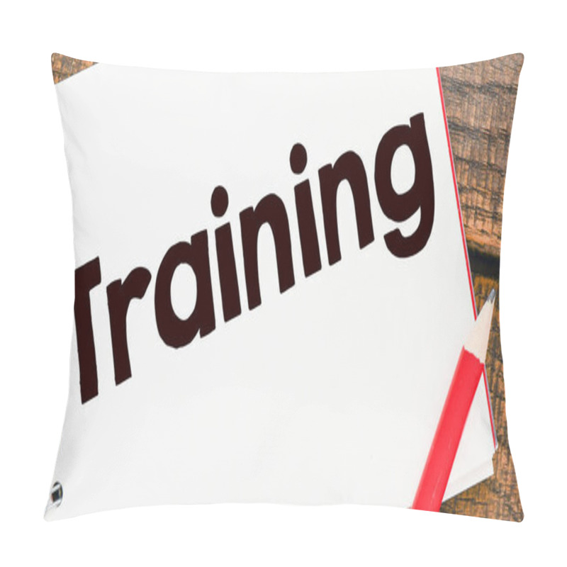 Personality  Training Word On Red Paper  Pillow Covers