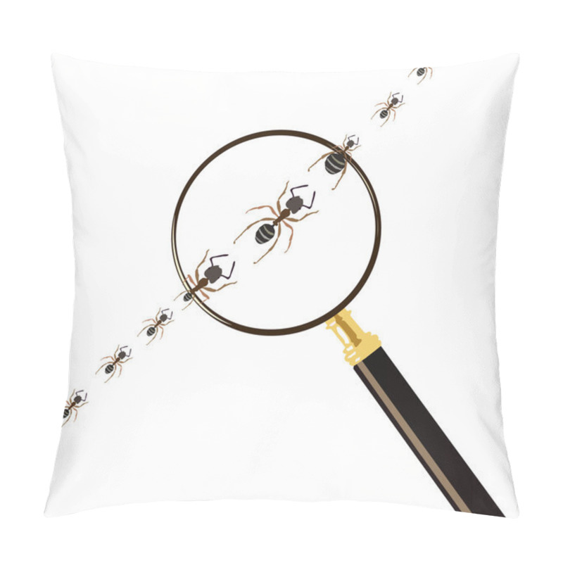 Personality  Magnifying And Ants Pillow Covers