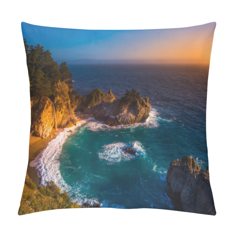 Personality  McWay Falls Big Sur California Pillow Covers