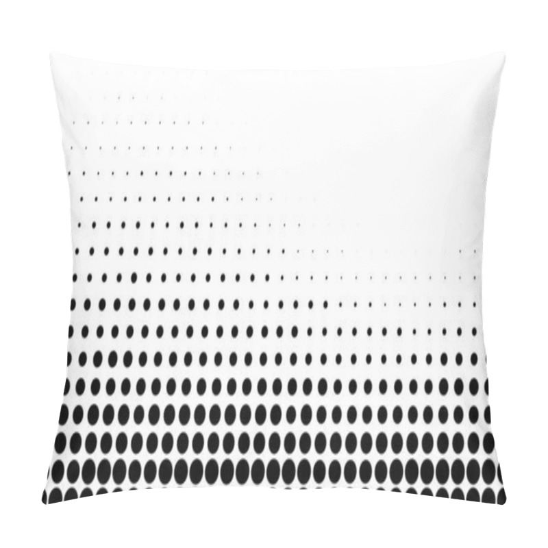 Personality  Dot Pattern. Halftone Gradient Background. Wavy Dotted Texture. Vector Half Tone Illustration. Pillow Covers