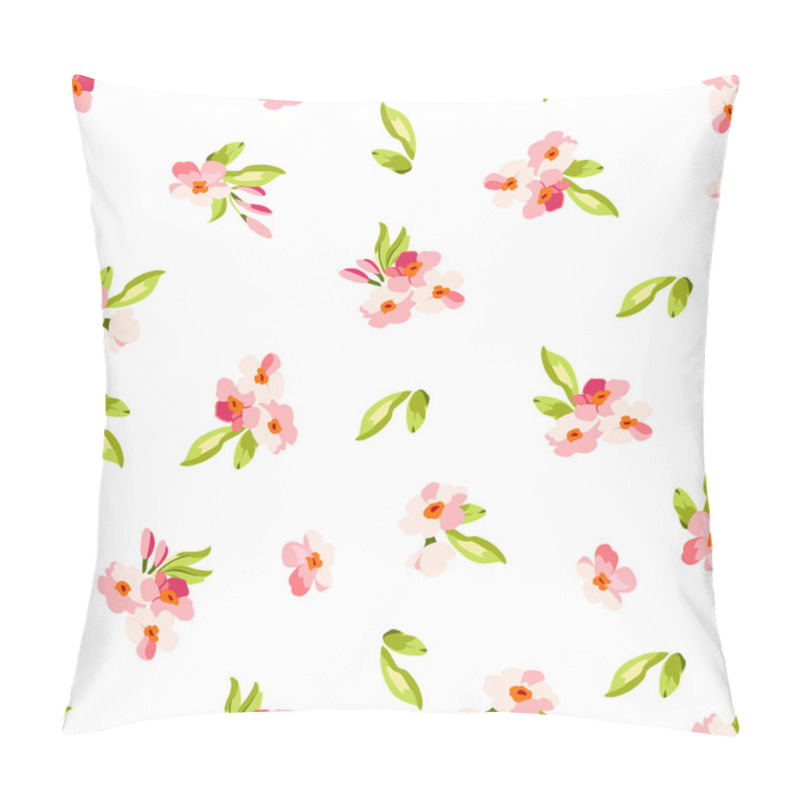 Personality  Pattern With Little Pink Flowers Pillow Covers