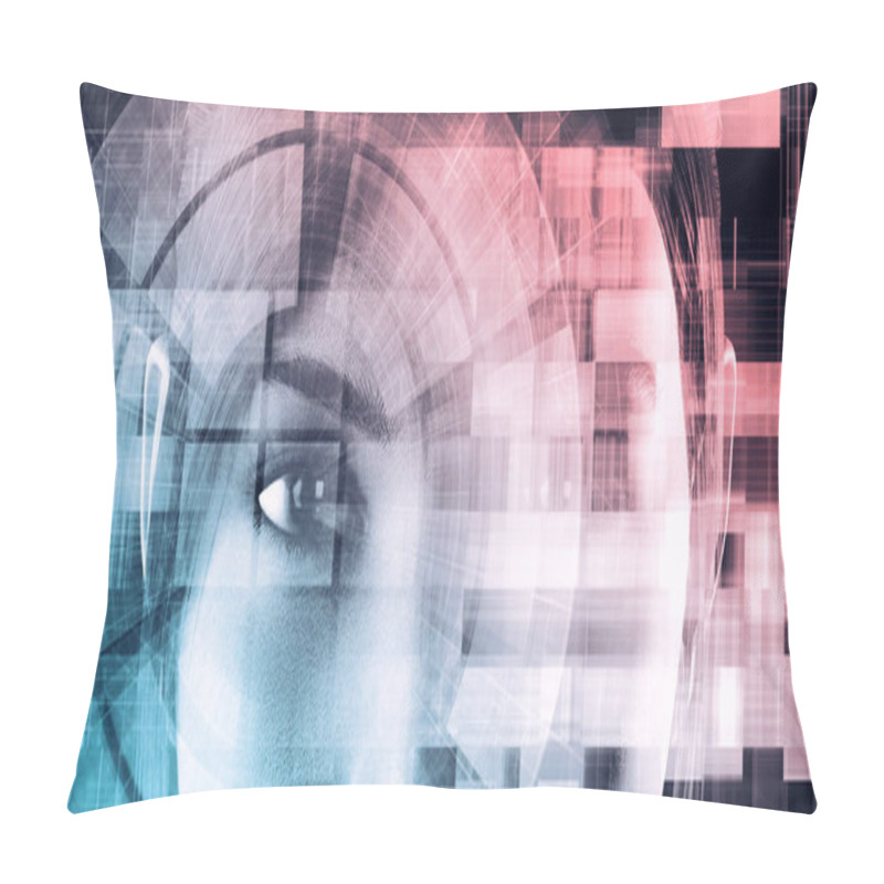 Personality  Web Information Technology Art Of The Future Pillow Covers