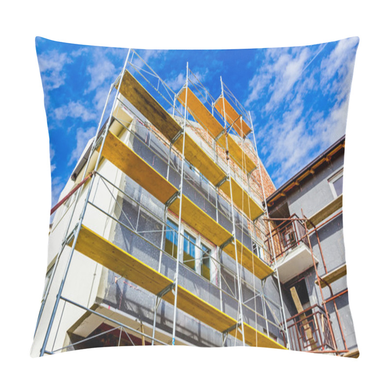 Personality  New Facade On New House  Pillow Covers